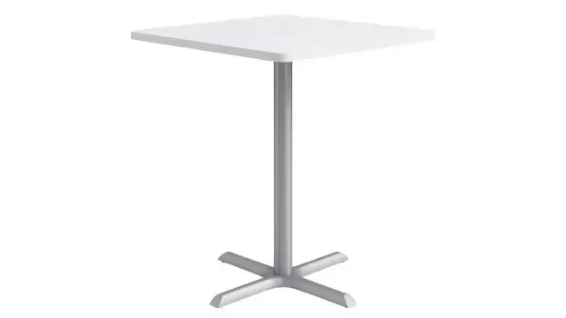 Silver base / Designer White top