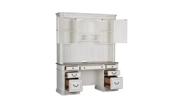 Credenza & Hutch Detail