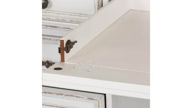 Flip-down Keyboard Tray Detail