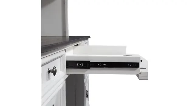 Flip Down Keyboard Tray Detail