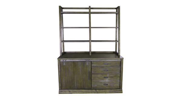 Credenza w/ Hutch View