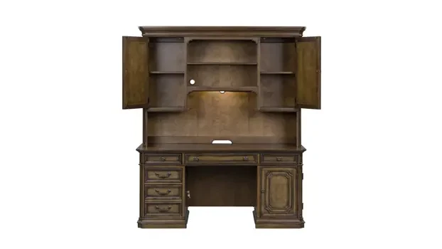 Credenza with Hutch Alternate View