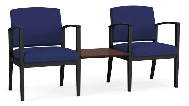 Open House Cobalt / Black Frame / Cocoa Walnut Tabletop