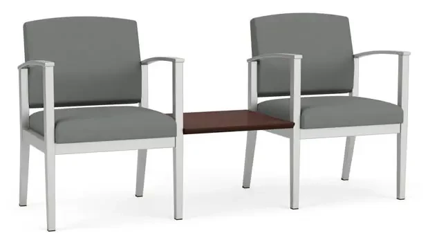 Open House Asteroid / Silver Frame / Cocoa Walnut Tabletop