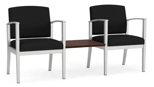 Open House Black / Silver Frame / Cocoa Walnut Tabletop