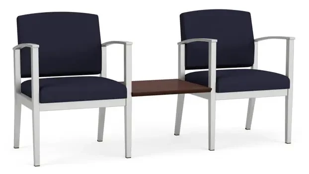 Open House Navy / Silver Frame / Cocoa Walnut Tabletop