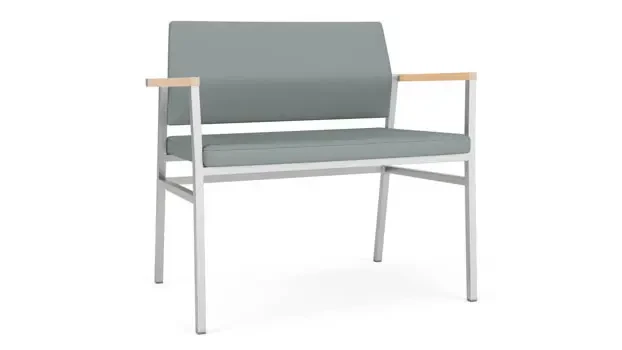 Lucid Dillon Polyurethane / Silver Finish / Natural Maple Armcaps