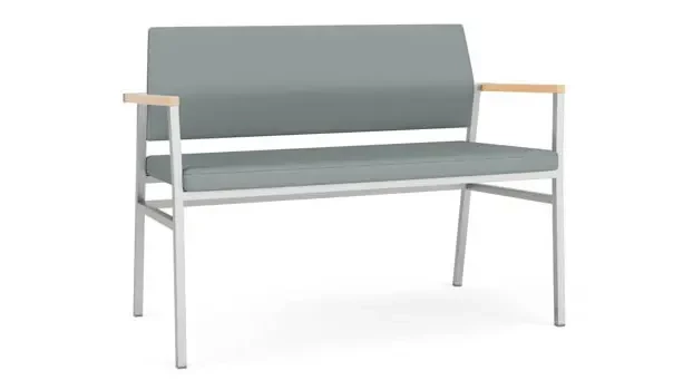 Lucid Dillon Polyurethane / Silver Finish / Natural Maple Armcaps