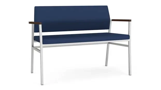 Ocean Dillon Polyurethane / Silver Finish / Riftwood Walnut Armcaps