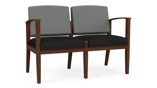 Asteroid Open House Fabric / Black Open House Fabric / Walnut