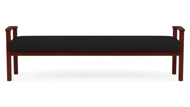 Black Open House Fabric / Mahogany