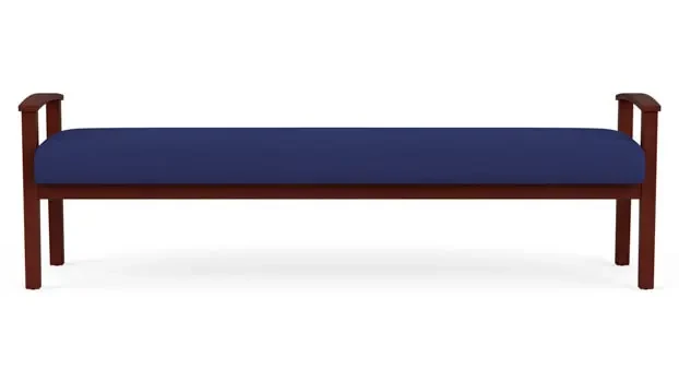 Cobalt Open House Fabric / Mahogany