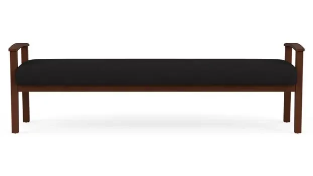 Black Open House Fabric / Walnut