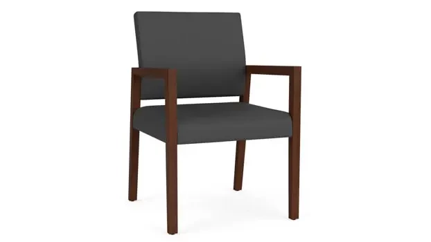 Dillon Graphite Upholstery / Walnut Finish