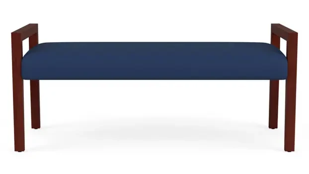 Dillon Ocean Upholstery / Mahogany Finish