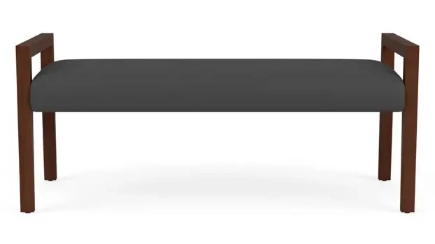 Dillon Graphite Upholstery / Walnut Finish