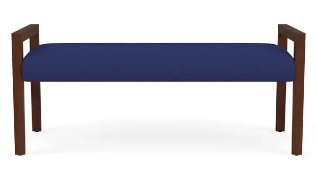 Open House Cobalt Upholstery / Walnut Finish