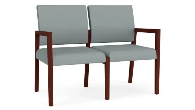 Dillon Lucid Upholstery / Mahogany Finish