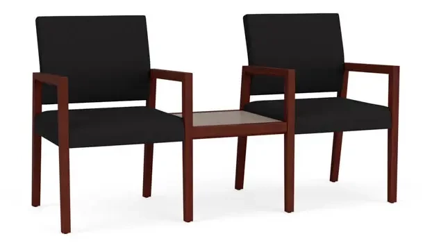 Open House Black Upholstery/Mahogany Frame/Earthen Twill Laminate