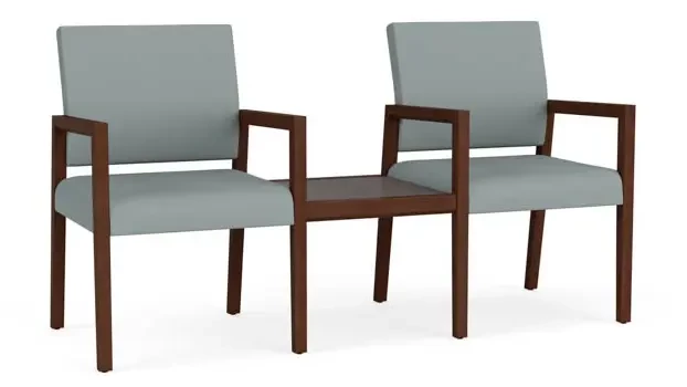 Dillon Lucid Upholstery/Walnut Frame/Graphite Twill Laminate