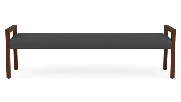 Dillon Graphite Upholstery / Walnut Finish