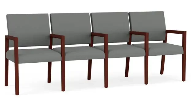 Open House Asteroid Upholstery / Mahogany Finish