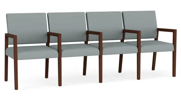 Dillon Lucid Upholstery / Walnut Finish