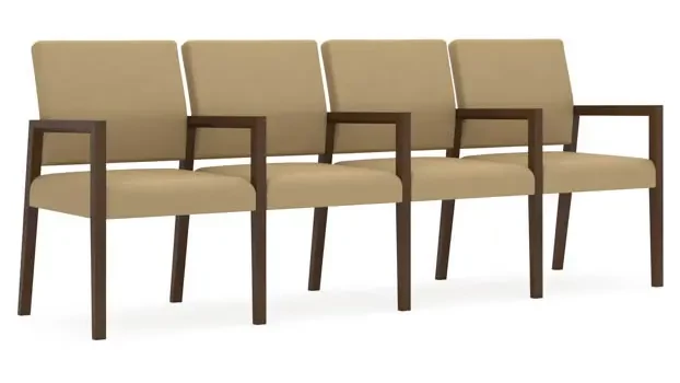 Open House Asteroid Upholstery / Walnut Finish