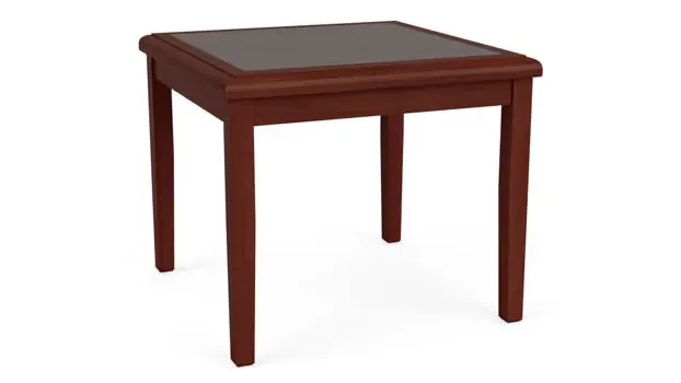 Wood Legs, Mahogany / Graphite Twill Insert