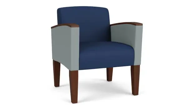 Ocean Dillon Polyurethane / Lucid Dillon Polyurethane / Wood Legs, Walnut