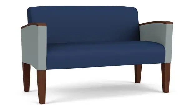 Ocean Dillon Polyurethane / Lucid Dillon Polyurethane / Wood Legs, Walnut