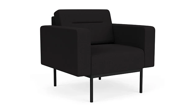 Open House Black Fabric - Black Frame