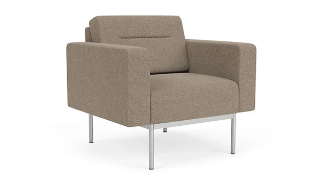 Archetype Silt Fabric - Silver Frame