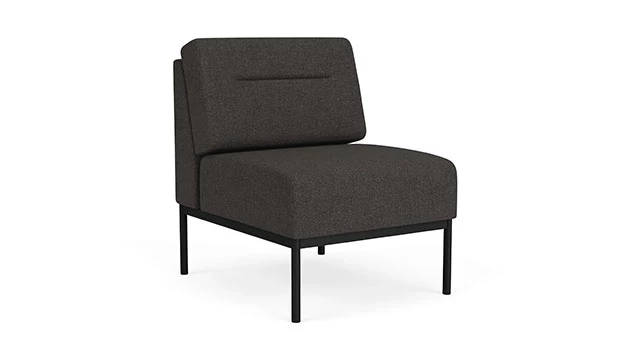 Archetype Smoke Fabric - Black Frame