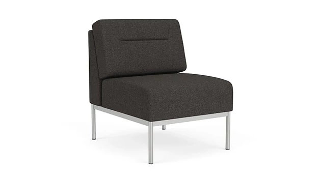 Archetype Smoke Fabric - Silver Frame