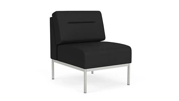 Dillon Polyurethane Black - Silver Frame