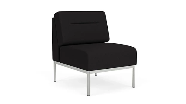 Open House Black Fabric - Silver Frame