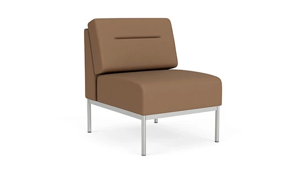 Whisper Vinyl Cappuccino - Silver Frame