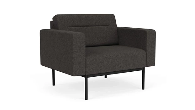 Archetype Smoke Fabric - Black Frame