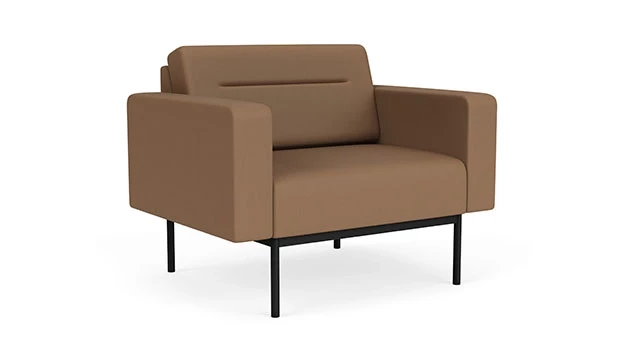 Whisper Vinyl Cappuccino - Black Frame