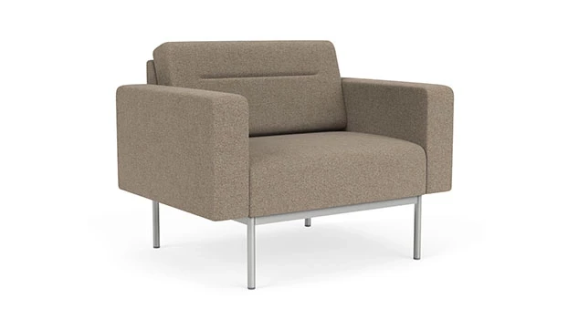 Archetype Silt Fabric - Silver Frame