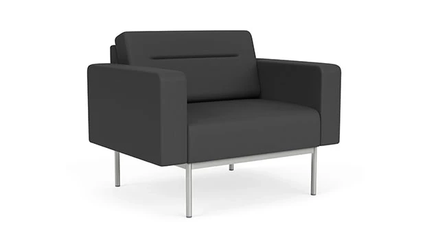 Dillon Polyurethane Graphite - Silver Frame