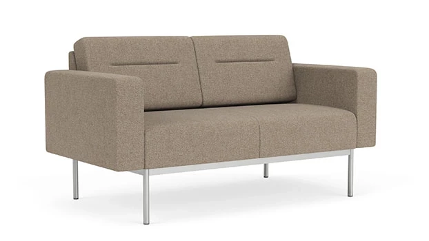 Archetype Silt Fabric - Silver Frame