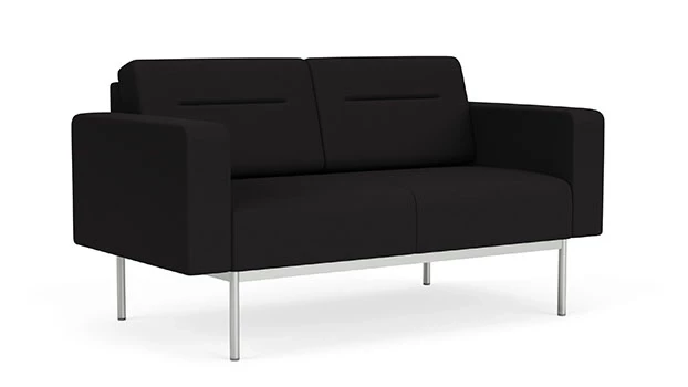 Open House Black Fabric - Silver Frame