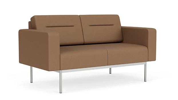 Whisper Vinyl Cappuccino - Silver Frame