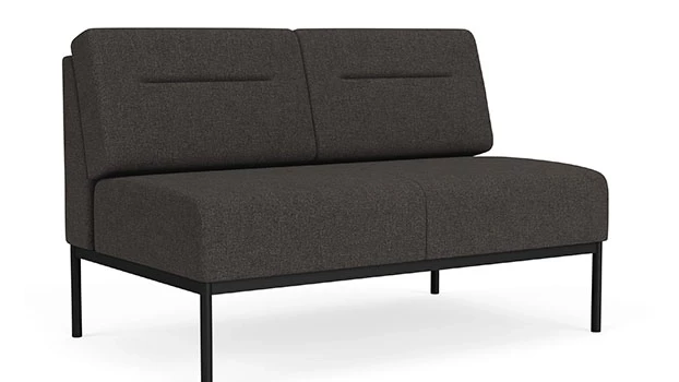 Archetype Smoke Fabric - Black Frame