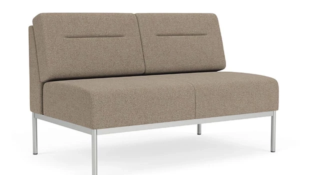 Archetype Silt Fabric - Silver Frame