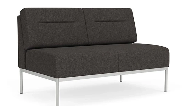 Archetype Smoke Fabric - Silver Frame