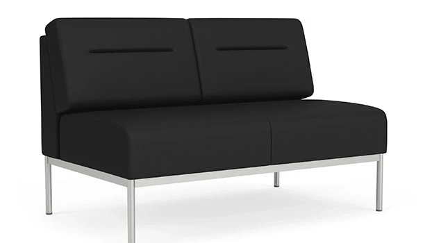 Dillon Polyurethane Black - Silver Frame