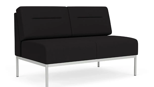 Open House Black Fabric - Silver Frame